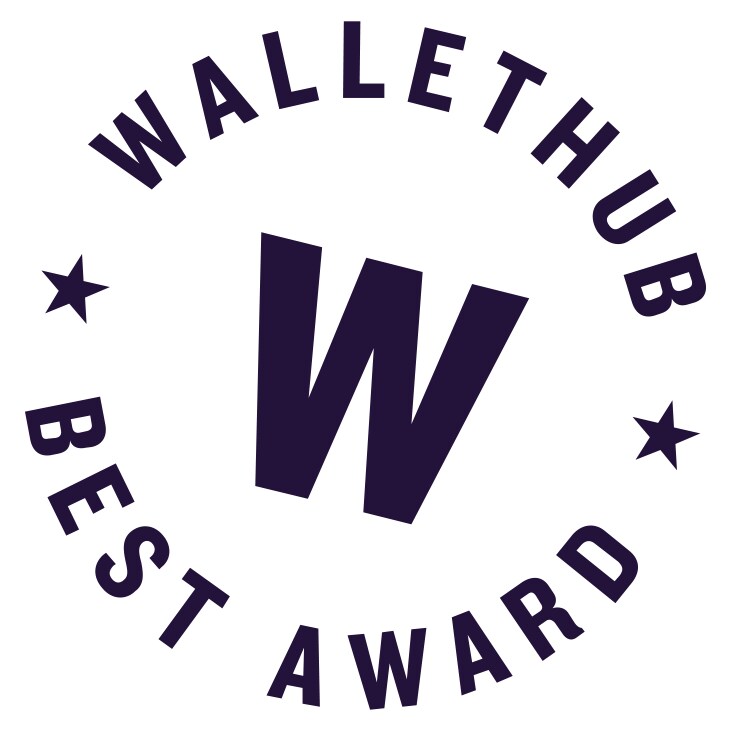 WalletHub Best Award Logo